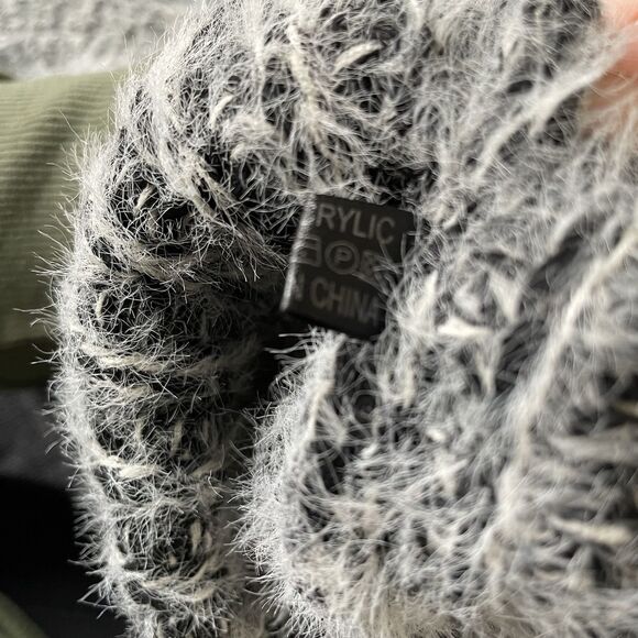 Mia & Tess‎ Knit Sweater Vest w/ Hood & Pockets Women's Black & White Small Med - Picture 8 of 8